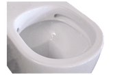 Narva Rimless Close Coupled Back to Wall Toilet Suite with Soft Close Quick Release Seat